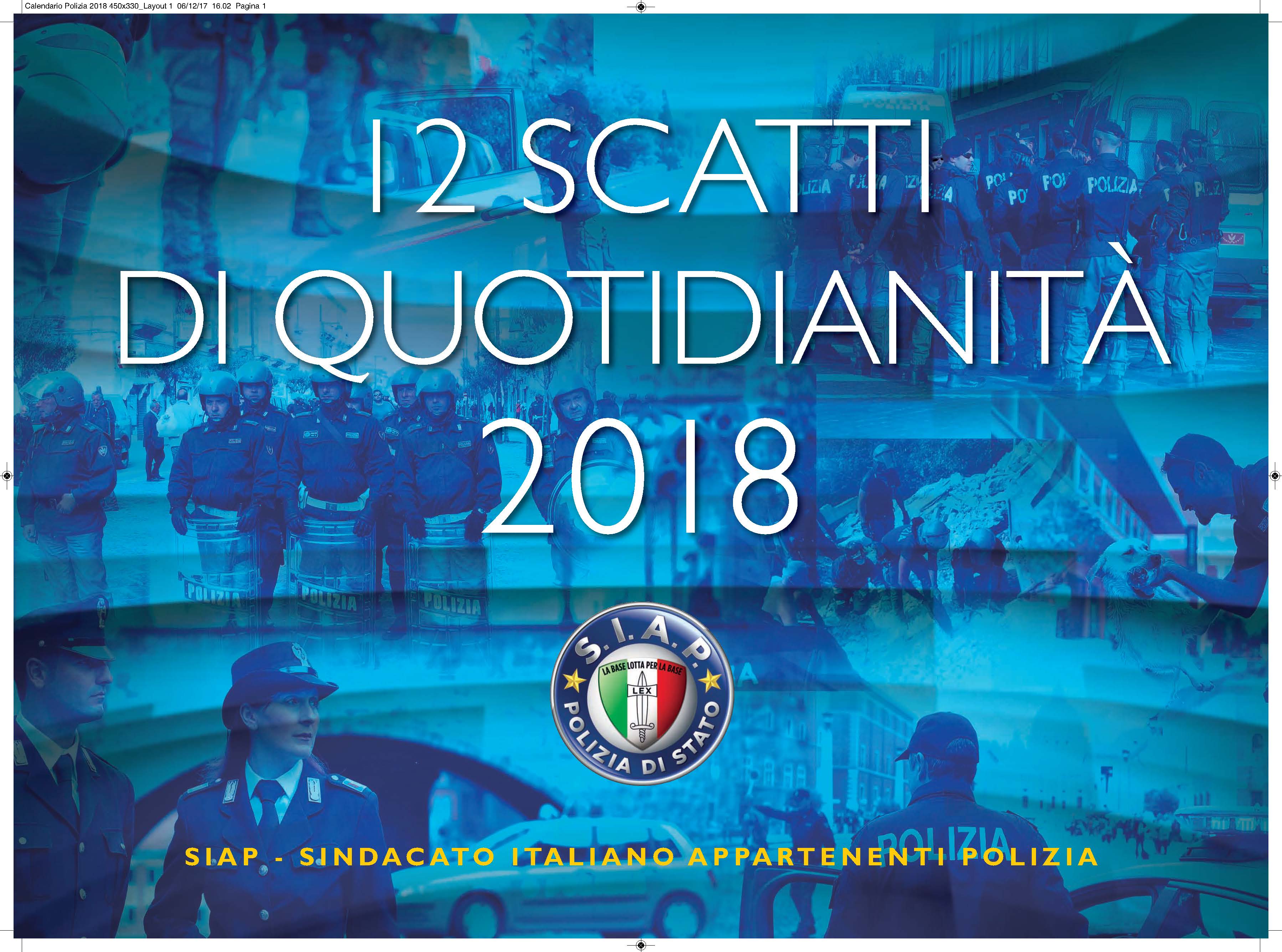 CALENDARIO 2018 - 12 SCATTI DI QUOTIDIANITA'