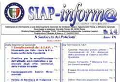 Settimanale SIAP - Inform@14_2011
