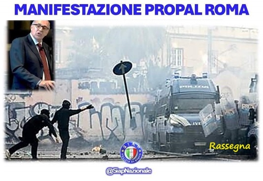 Rassegna - Manifestazione pro Palestina a Roma, dichiarazioni e intervista Tiani al TG1