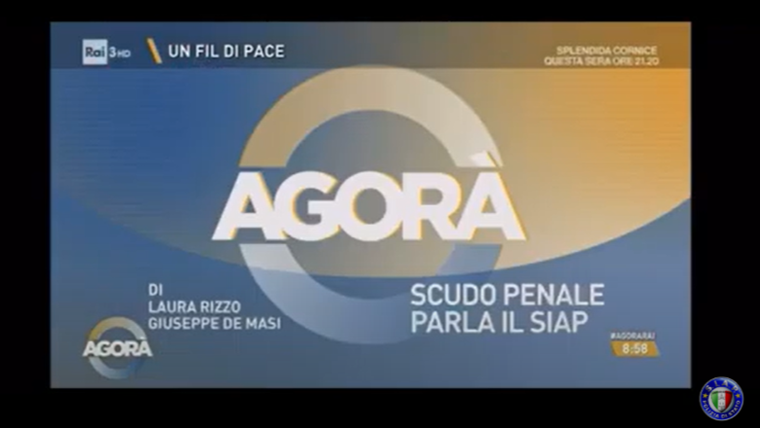 AGORA\' - RAI 3 - L\'intervista al Segretario Generale Tiani