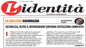 Sicurezza, oltre il referendum servono istituzioni compatte