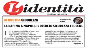 La Rapina a Napoli, il decreto Sicurezza e il CCNL